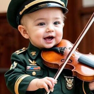 Incredible! A 2-year-old child plays the violin, leaving the audience in tears with her stunning performance!